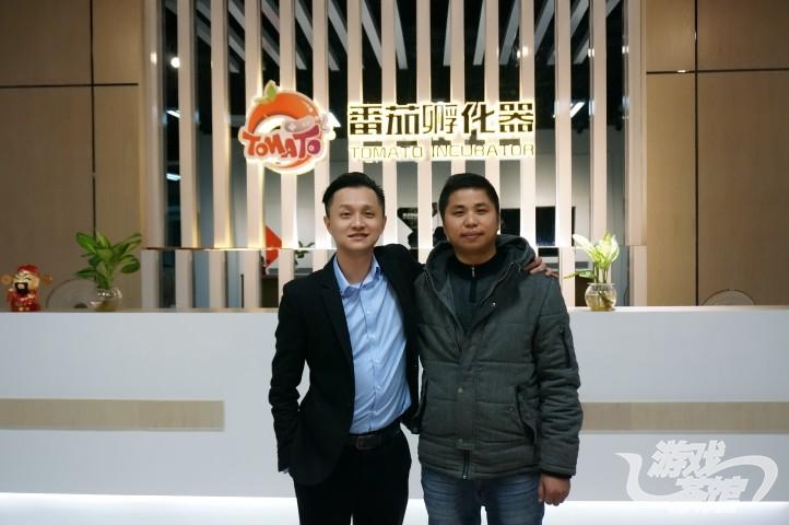 图2：番茄孵化器总经理吴修杰（左）、霸道网络创始人林联城（右）.jpg