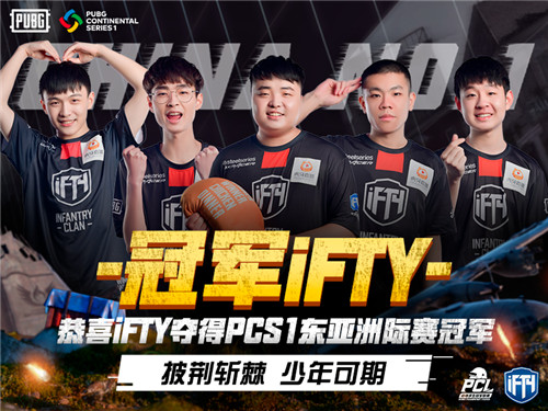 PCL赛区再次发力 iFTY战队斩获PCS1东亚洲际赛冠军